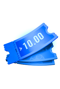 Place a multiple bet with min. odds 10