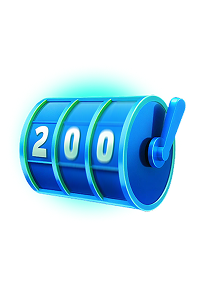 Make 200 spins in one game session